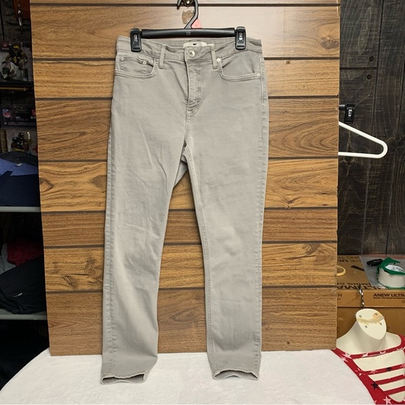 Vineyard Vines size 28 gray jeans high rise skinny no distressing - Picture 3 of 8